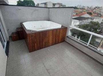 9d36bdb214694219a5dfd1cbda5ba7edeb8067da · Cobertura com 3 dormitórios à venda, 124 m² por R$ 750.000,00 - Vila Scarpelli - Santo André/SP