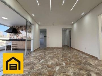 Sala e sacada · Apartamento com 4 dormitórios à venda, 154 m² por R$ 1.300.000 - Vila Bocaina - Mauá/SP