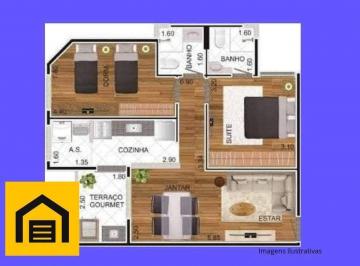 49d6966db102063acbc5491f154c9fbfef64f10b · Apartamento com 2 dormitórios à venda, 64 m² por R$ 405.000,00 - Parque São Vicente - Mauá/SP