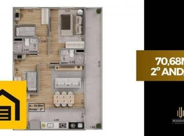 03cc0ed742d9d24cb9ec71ed95894a2d8c490a82 · Apartamento Garden com 3 dormitórios à venda, 70 m² por R$ 538.000 - Vila Guarani - Mauá/SP