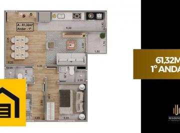 497e4af41e3462fee7e843a43af64d92e9690e38 · Apartamento com 2 dormitórios à venda, 61 m² por R$ 442.000 - Vila Guarani - Mauá/SP