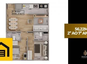 6a71454498d086b97b63aed5e451104396fad05b · Apartamento com 2 dormitórios à venda, 56 m² por R$ 388.000 - Vila Guarani - Mauá/SP