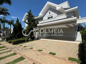 Foto 01 · Casa de luxo em condomínio: 5 quartos, 4 suítes, 3 salas, 7 banheiros, 6 vagas, 408m² - Jardim Maiso