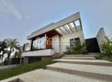 Foto 01 · Casa de luxo em condomínio: 4 quartos, 4 suítes, 2 salas, 5 banheiros, 6 vagas de garagem, 330m² em