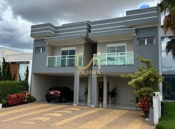 Foto 01 · Casa de luxo em condomínio: 4 suítes, 9 vagas, área gourmet e vista para cidade em Indaiatuba-SP!