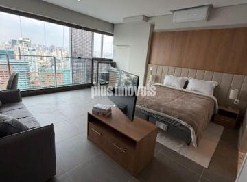 Apartamento · 35m² · 1 Quarto · 1 Vaga · STUDIO MOBILIADO NA REGIÃO DO BUTANTÃ, ANDAR ALTO 1 VAGA!