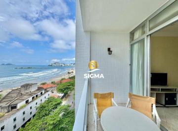 d5a4a8039b96cd70666855cc0ddc70d5a79f49d7 · Apartamento com vista mar  3 dormitórios à venda, 98 m² por R$ 750.000 - Pitangueiras - Guarujá/SP