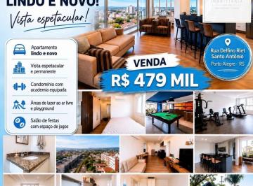 Apartamento · 69m² · 2 Quartos · 2 Vagas · Apartamento 2 dormitório 2 vagas coberta Bairro Santo Antônio Porto Alegre