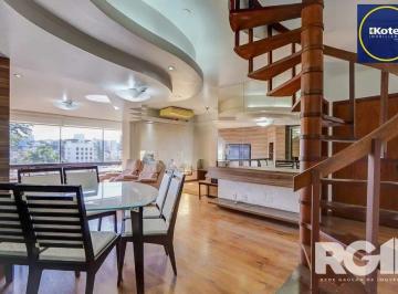 Apartamento · 272m² · 3 Quartos · 3 Vagas · Cobertura Semimobiliada,3 dorm e 3 vagas e elevador no Jardim Lindóia