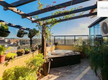 Apartamento · 187m² · 3 Quartos · 4 Vagas · Cobertura com 3 dormitórios, terraço e 4 vagas