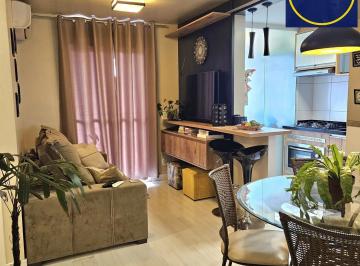 Apartamento · 51m² · 2 Quartos · 1 Vaga · apartamento de 02 dormitórios com sacada e garagem