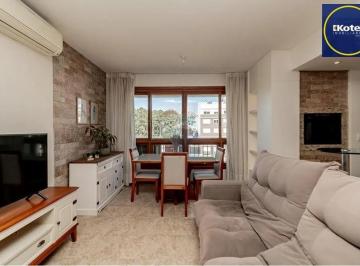 Apartamento · 87m² · 3 Quartos · 2 Vagas · Apartamento com 3 dormitórios (sendo 1 suíte), 2 banheiros, lareira, churrasquei
