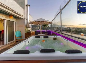 Apartamento · 138m² · 1 Quarto · 2 Vagas · Cobertura de 01 dormitório com 02 vagas de garagens escrituradas