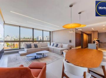 Apartamento · 138m² · 3 Quartos · 3 Vagas · Apartamento 3 suítes mobiliado por arquiteta | 3 vagas | Lareira | Churrasqueira