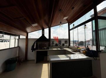 016b112de000bcce035f0ccfa17949a7b37d7a58 · Cobertura com 2 dormitórios à venda, 78 m² por R$ 499.000,00 - Vila Scarpelli - Santo André/SP