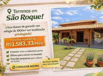 Terreno , São Roque · ÚLTIMAS UNIDADES — Lote de Chácara em São Roque/SP | 1.000 m² | Oportunidade com Prazo