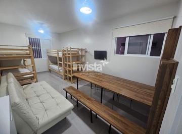 Apartamento · 33m² · 1 Quarto · 1 Vaga · Apartamento Mobiliado no Gonzaga (Santos) | 1 Dorm | 1 Vaga | Porcelanato | 33,30 m² | Portaria 24h