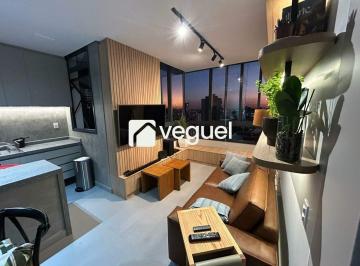 Apartamento · 46m² · 1 Quarto · 1 Vaga · Apartamento mobiliado de 46m² com 1 quarto para alugar no bairro Cambuí, Campinas/SP