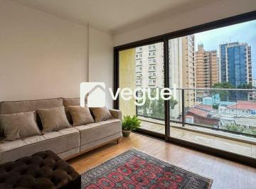 Apartamento · 56m² · 1 Quarto · 1 Vaga · Apartamento mobiliado de 56m² com 1 quarto, 1 suíte para alugar no bairro Cambuí, Campinas/SP.