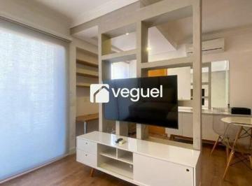 Apartamento · 57m² · 1 Quarto · 1 Vaga · Apartamento mobiliado de 57m² com 1 quarto, sendo 1 suíte para alugar no bairro Cambuí, Campinas/SP.