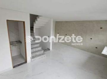 Casa · 100m² · 2 Quartos · 2 Vagas · Sobrado Novo a venda na Vila Alzira em Santo André