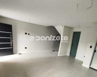 Casa · 100m² · 2 Quartos · 2 Vagas · Sobrado Novo a venda na Vila Linda em Santo André – Aceita permuta