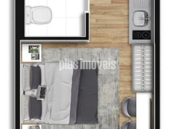 Apartamento · 24m² · 1 Quarto · Studio de 24m² no Condomínio Novvo Barra Funda