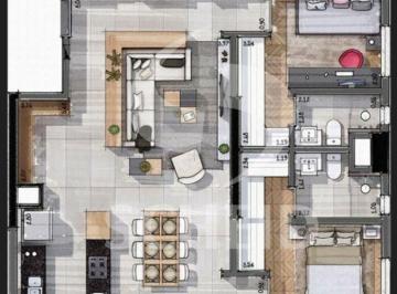 Apartamento · 197m² · 3 Quartos · 4 Vagas · Apartamento novo a venda no brooklin, 197m², 3 suítes, 5 banheiros, 4 vgs, depósito, terraço gourmet