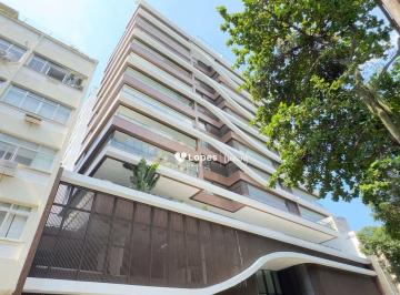 Fachada · Apartamento com varanda, vista Cristo, 3 suítes, dependência, 2 vagas em prédio com piscina à venda,