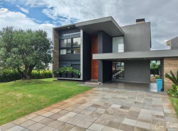 Casa · 416m² · 5 Quartos · Sobrado beira-lago à venda – Condomínio Enseada | Xangri-Lá/RS