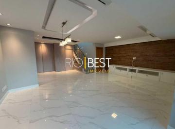 Apartamento · 252m² · 3 Quartos · 3 Vagas · Barra Peninsula Quintas cobertura duplex 3 suites com piscina reformada
