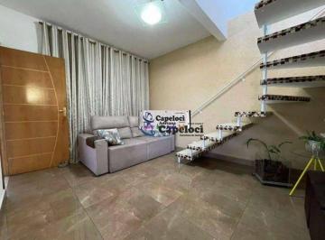 6994f540b2c5307df993d6c543e8eeed05135b63 · Sobrado com 3 dormitórios e duas vagas de garagem à venda, 102 m² por R$ 460.000 - Vila Santa Maria 