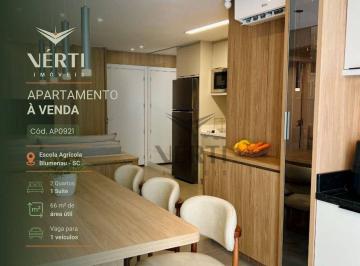 ed4833afc1a7750feebc08b0cb9a40a8ee4be12f · Apartamento com 2 dormitórios sendo 1 suíte à venda, 66 m² - Escola Agrícola - Blumenau/SC