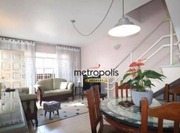 Sala · Sobrado com 3 dormitórios à venda, 118 m² por R$ 600.000,00 - Campestre - Santo André/SP