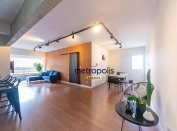 Sala · Apartamento com 3 dormitórios à venda, 110 m² por R$ 790.000,00 - Vila Valparaíso - Santo André/SP