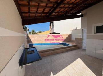 9c4fb270467cfe65206f7c9a80354fa170d16350 · Casa com 3 dormitórios à venda, 90 m² por R$ 509.000 - Agenor de Campos - Mongaguá/SP