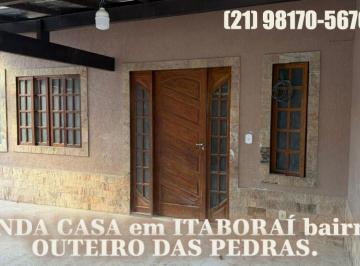 Casa de 2 quartos, Itaboraí · OPORTUNIDADE CASA 2 QUARTOS em ITABORAÍ bairro OUTEIRO DAS PEDRAS. zap 21981705670