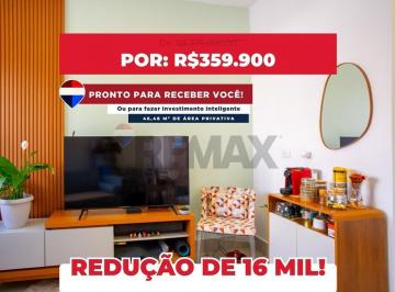 Apartamento · 46m² · 1 Quarto · 1 Vaga · Apartamento 1 Dorm,  Semi Mobiliado à venda, 46m2 por R$ 375.000 -Jd. Alvinópolis - Atibaia/SP.