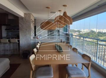 Apartamento · 127m² · 3 Quartos · 2 Vagas · 3 suítes 2 vagas varanda gourmet 127m  andar alto vista livre sol da tarde Venda Vila Anastácio.