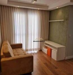 Sala de estar · APARTAMENTO A VENDA, 2 QUARTOS, 52M², R$490.000.00, CONDOMÍNIO VISIONE RESIDENCE, VILA PROGRESSO - C
