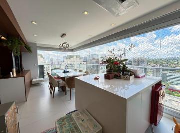 Apartamento de 3 quartos, São Paulo · Apto Brooklin 130m² 3 Suítes 3 Vagas Varanda c/ Churrasqueira Lazer completo Lado Shopping Morumbi