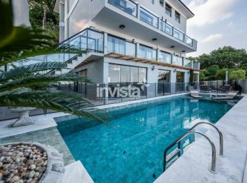 Casa · 681m² · 6 Quartos · 4 Vagas · Casa residencial à venda em Santos - Morro Santa Therezinha • 6 quartos (5 suítes) e vista para o ma