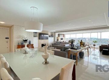Apartamento · 199m² · 4 Quartos · 3 Vagas · Apartamento semi-mobiliado de três dormitórios, três suítes, sendo a master com
