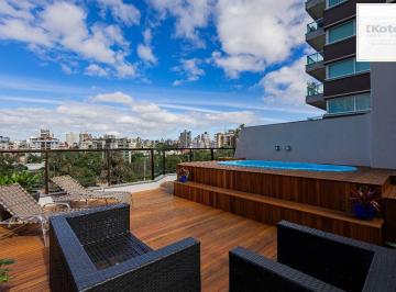 Apartamento · 295m² · 3 Quartos · 2 Vagas · Cobertura com piscina em frente a praça da Encol no bairro Bela vista.