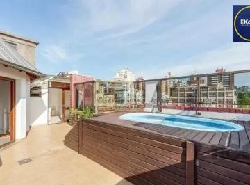 Apartamento · 207m² · 2 Quartos · 2 Vagas · Cobertura no bairro Petrópolis de 2 dormitórios 2 vagas e piscina