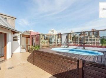 Apartamento · 207m² · 2 Quartos · 2 Vagas · Cobertura no bairro Petrópolis de 2 dormitórios 2 vagas e piscina
