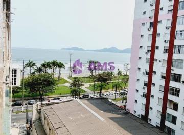 VISTA MAR LATERAL - QUARTOARÉA DE SERVIÇO · Apartamento 1 dormitório com vista mar - TEMPORADA - Embare - Santos