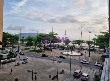 Apartamento · 35m² · 1 Quarto · 1 Vaga · Apartamento - 1 dormitório com vista mar - Embaré - Santos - TEMPORADA
