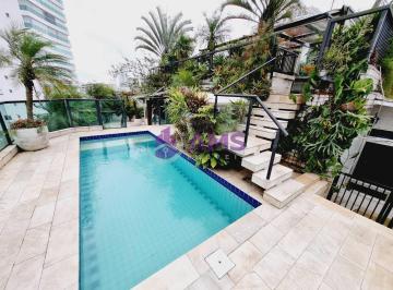 Apartamento · 500m² · 5 Quartos · 7 Vagas · Venda - Cobertura 5 dormitórios - com piscina - Ponta da Praia - Santos