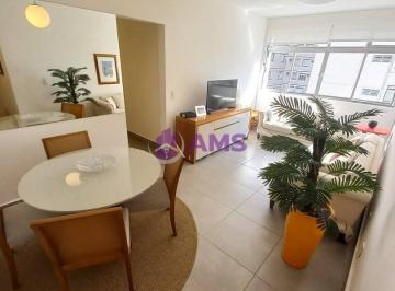 Apartamento · 75m² · 2 Quartos · 1 Vaga · LOCAÇÃO- Apartamento 2 dormitórios - mobiliado-  Embaré - Santos